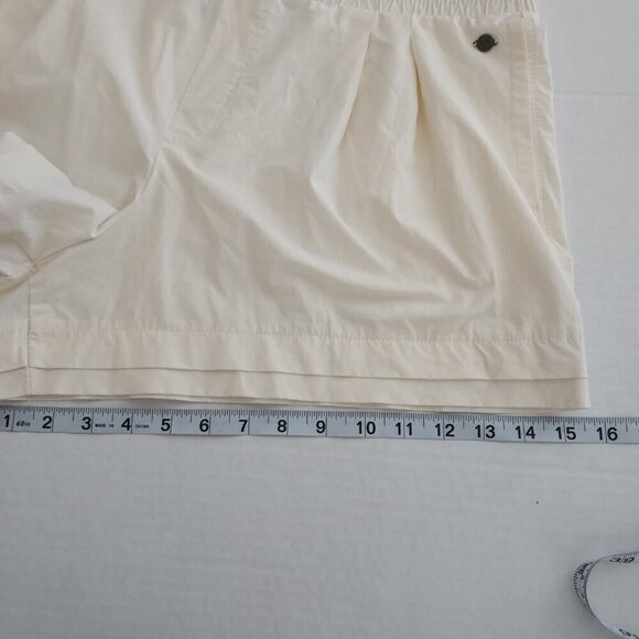Calia Double Layer Hem Hi Rise Cream Shorts Size XL - Picture 6 of 10